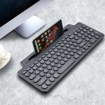 Tastiera wireless Bluetooth 2.4G con staffa per slot per schede senza touchpad