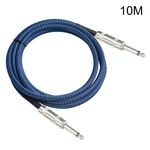 TC048BL Cavo audio mono per chitarra elettrica da maschio a maschio da 6,35 mm, lunghezza: 10 m