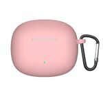 Per Honor WINGcloud Earbuds X3i Custodia protettiva in silicone con gancio (rosa)