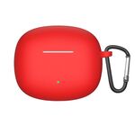 Per Honor WINGcloud Earbuds X3i Custodia protettiva in silicone con gancio (rosso)