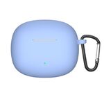 Per Honor WINGcloud Earbuds X3i Custodia protettiva in silicone con gancio (azzurro)