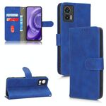 Per Motorola Edge 30 Lite / Edge 30 Neo Skin Feel Custodia magnetica in pelle per telefono (blu)