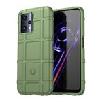 Per OPPO K10x Custodia rigida in TPU antiurto con copertura completa (verde)