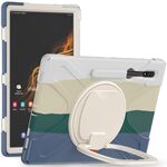 Per Samsung Galaxy Tab S8 Ultra X900 Custodia protettiva in silicone + PC Tablet (verde colorato)