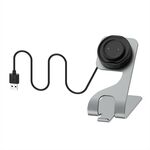 Per Amazfit GTS4 Mini base di ricarica magnetica girevole in metallo (grigio)