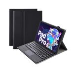 Custodia in pelle con tastiera Bluetooth AM18-A con touchpad per Lenovo XiaoXin Pad Pro 2022 11,2 pollici (nero)