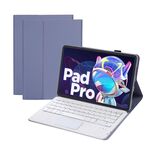 Custodia in pelle con tastiera Bluetooth AM18-A con touchpad per Lenovo XiaoXin Pad Pro 2022 11,2 pollici (blu)
