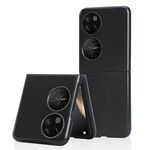 Per Huawei P50 Pocket Plain Skin Litchi Texture Phone Case (nero)