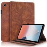Per OPPO Pad Air Life Tree Series Custodia per tablet in pelle con vibrazione orizzontale (marrone)