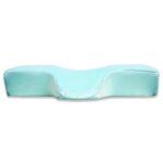 Cuscino per ciglia Cuscino in memory foam a rimbalzo lento, dimensioni: 60x34x12 cm (azzurro)