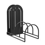 Scaffale portacoltelli da cucina Tagliere Coperchio pentola Scaffale portaoggetti (nero)