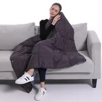 Coperta riscaldante multifunzionale Coperta elettrica USB Coperta riscaldante elettrica calda per esterni (grigio)