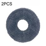 Per Ecovacs Deebot N9+ 2 pezzi di panno per scopa a vapore per robot aspirapolvere, stile: panno grigio