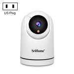 SriHome SH042 2.0MP 1080P HD AI WiFi Pan-tilt Telecamera di sorveglianza (spina USA)