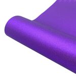 30 x 50 cm Pellicola vinilica permanente con adesivo glitterato per decorazione da parete in vetro (viola)