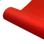 30 x 100 cm Pellicola vinilica permanente adesiva glitterata per decorazione da parete in vetro (rosso)