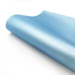 Pellicola vinilica permanente adesiva glitterata da 30 x 30 cm per decorazioni in vetro da parete per tazze (azzurro)