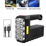 Lampada da campeggio a 8 LED impermeabile super luminosa con ricarica USB