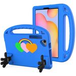 Per Samsung Tab S6 Lite Love Small Palm Holder Custodia per tablet EVA (blu)
