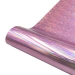 30,5 x 50 cm Illusion Laser Brushed Glitter Adesivo autoadesivo per incisioni in vinile (rosa)