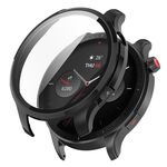 Per Amazfit GTR 4 / Amazfit GTR 4 Pro PC + Custodia protettiva integrata in vetro temperato (nero)