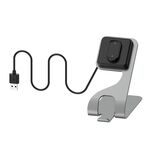Per Amazfit GTR4 / GTR4 Pro Supporto per caricatore in metallo girevole per smartwatch (grigio)