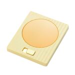 Sottobicchiere termos riscaldante con tappetino per tazza a temperatura costante USB per uso domestico, stile: senza adattatore (giallo limone)