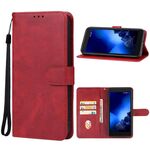 Per Alcatel 1C 2019 Custodia in pelle per telefono (rossa)