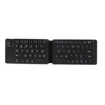 Mini tastiera pieghevole Bluetooth wireless (nera)