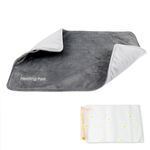 Coperta elettrica in grafene per fisioterapia a temperatura costante, colore: grigio