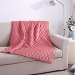 Coperta elettrica USB lavabile Coperta riscaldante indossabile singola, dimensioni: 100x140 cm (colore pesca)