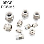 PC6-M5 LAIZE 10 pezzi PC connettore a montaggio rapido pneumatico dritto