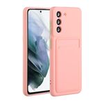 Per Samsung Galaxy S22 + 5G Slot per schede Design Custodia antiurto in TPU (rosa)