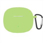 Custodia protettiva in silicone per auricolari For Honor Earbuds X3 con gancio (verde Matcha)