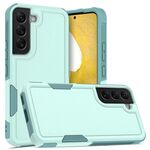 Per Samsung Galaxy S22 5G 2 in 1 PC + Custodia per telefono in TPU (verde chiaro)