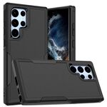 Per Samsung Galaxy S22 Ultra 5G 2 in 1 PC + Custodia per telefono in TPU (nera)