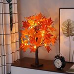 SJ-SD068 LED Decorazione per la casa in acero Luci Albero illuminato per feste di Natale, Stile: Base non staccabile