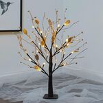 SJ-SD048 LED Decorazione per la casa Albero luminoso di Natale, Stile: Base non staccabile Frutta dorata