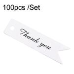 3 set di adesivi da forno retrò tag coda di rondine segnalibro Gift Card, stile: Thand You (bianco)