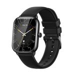 KT65 Smart Watch con schermo a colori da 1,9 pollici, supporto per il monitoraggio della frequenza cardiaca/monitoraggio della pressione sanguigna (nero)