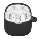 Custodia protettiva in silicone per auricolari JBL Tune Flex (nero)
