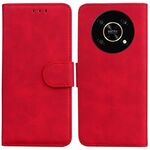 Per Honor X9 / X9 5G Skin Feel Custodia per telefono in pelle a vibrazione di colore puro (rosso)