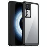 Per Xiaomi 12T Pro Serie colorata Acrilico + Custodia per telefono in TPU (nera)