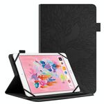 Per 8 pollici Life Tree Pattern Flip Custodia per tablet in pelle universale (nero)