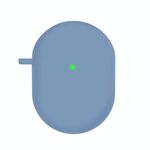 Per Redmi Buds4 Custodia protettiva per auricolari in silicone con moschettone D (azzurro)