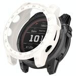 Per Garmin Enduro 2 / Tactix 7 Armor Hollow TPU Watch Case (Lvory White)