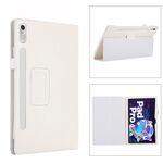 Per Lenovo Tab P11 Pro Gen 2 Custodia per tablet in pelle Litchi Texture con supporto (bianco)