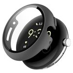 Per la cassa dell'orologio per PC con pellicola in vetro temperato per orologio Google Pixel (grigio)
