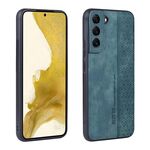 Per Samsung Galaxy S22 + 5G AZNS 3D Custodia per telefono in rilievo con pelle (verde scuro)