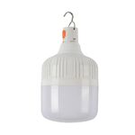 AB26 Lampada a LED con ricarica USB Lampade da bancarella del mercato notturno Lampada a sospensione da campeggio per esterni, Potenza: 30 W (bianco)